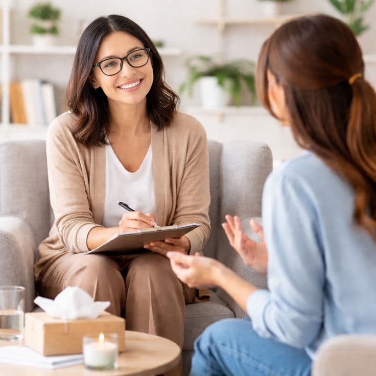 Couple healing together